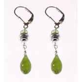 boucles d oreilles santa fe goutte verte les joyaux de la couronne