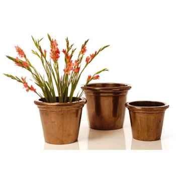 Vases-Modèle Grower Pot  Medium, surface marbre vieilli-bs3173ww