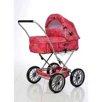 Poussette Brio Landau Gull rose Fleurs 24890119