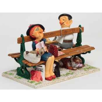 Figurine The paris bench - bois de bologne Forchino FO85703