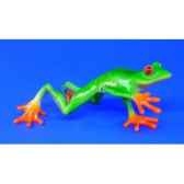 figurine grenouille red eyed tree frog streched bf02