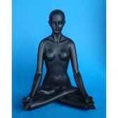 figurine body talk lotus pose black bt01