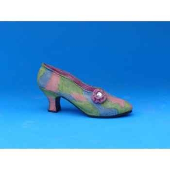 Figurine chaussure miniature collection just the right shoe rose court  - rs25009