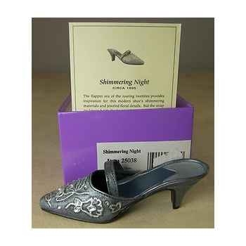 Figurine chaussure miniature collection just the right shoe shimmering night  - rs25038