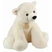 peluche ours polaire assis gm histoire d ours 1435