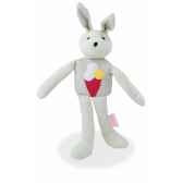 doudou bio lapin beige petitcollin 800010