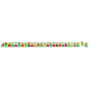 Valisette puzzle 27 pces train alphabet Janod J02928