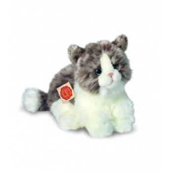 Peluche Hermann Teddy peluche chat assis gris 23 cm -90672 8