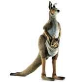 anima peluche kangourou avec bebe 135 cm 2716