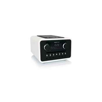 Dock iphone ipod lecteur cd wma mp3 fm blanc tangent -alio mono cf-b