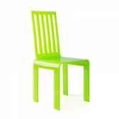 chaise jardin barreaux verte acrila cjbve