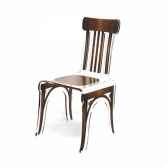 chaise bistrot marron acrila cbm