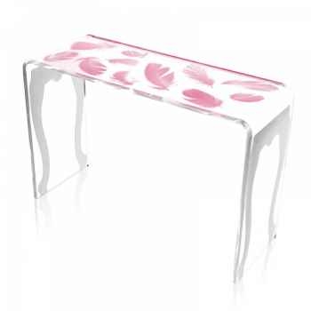 Console plume enfant rose acrila -coper