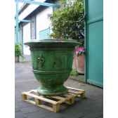 pot classique fleur de lys vert grand v cla fde lys v