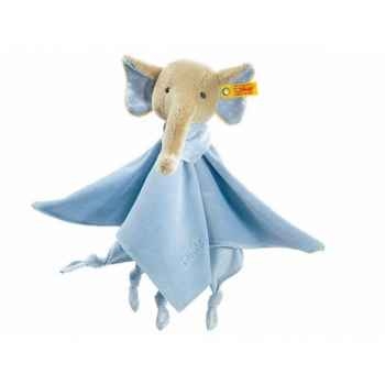 Peluche steiff Éléphant trampili doudou, bleu -237874