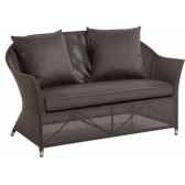 canape 2 places cap sud batyline marron glace avec coussin kok 609 2 by