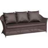 canape 3 places cap sud batyline marron glace avec coussin kok 609 3 by