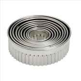 lacor decoupoir rond cannele de 9 emporte pieces inox 380061