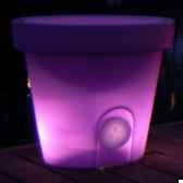 pot fleur lampe 60 cm violet