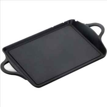 Valira grill rectangle 34x25 cm - black induction 306198