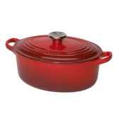 le creuset cocotte ovale 17 cm cerise tradition 3070