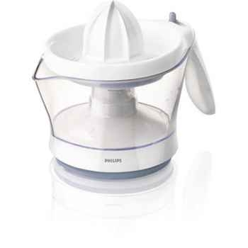 Philips presse agrumes 0.6 l blanc bleu - viva collection 3131