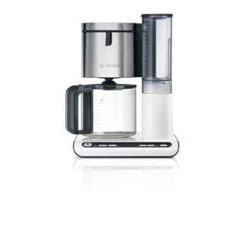 Bosch cafetière programmable 10 tasses blanc inox - styline 5100