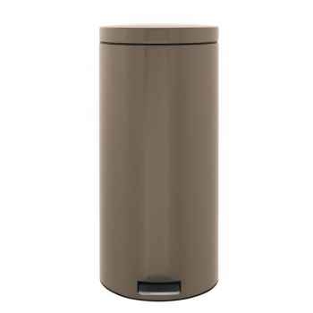 Brabantia poubelle à pédale 30 l taupe 5125