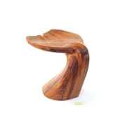 tabouret de bar queue de baleine en pin hauteur 40 cm last mqu040 p