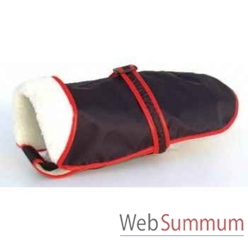 Manteau tissu enduit fourre avec ceinture l. 46 cm Sellerie Canine Vendéenne 11446