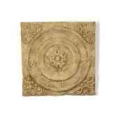 decoration murale modele rondelle walplaque surface rouille bs3166rst