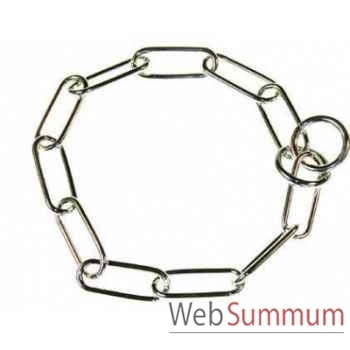 Collier etrangleur metal l. 68 cm - fil 4 Sellerie Canine Vendéenne 20568