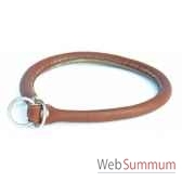 collier cuir rond etrangleur 55 cm sellerie canine vendeenne 84555