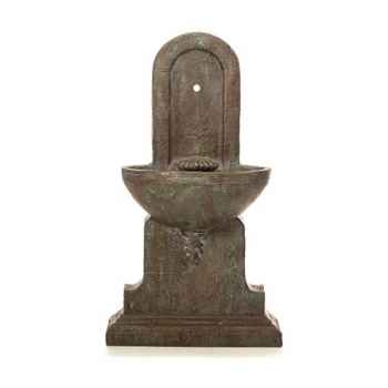 Fontaine-Modèle Helene Fountain, surface pierre romaine avec bronze-bs3386ros/vb