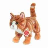 peluche chat debout tigre rouge hermann teddy collection 20cm 90682 7
