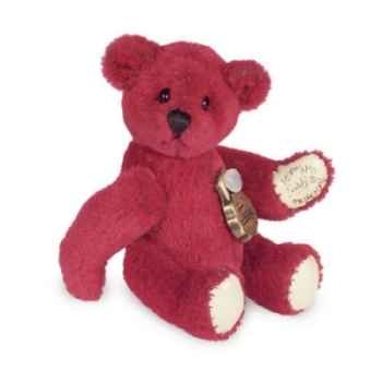 Peluche Ours Teddy rouge Hermann Teddy original miniature 4,5cm 15393 1