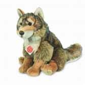 peluche loup assis hermann teddy collection 26cm 92759 4