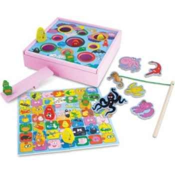 4 jeux barbapapa en coffret bois vilac 5854