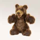 marionnette peluche ours brun folkmanis 2905