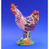 figurine coq poultry in motion spring chicken pm16204