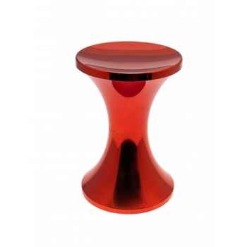 Tabouret tam tam chrome rouge Branex Design -15041