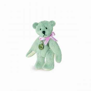 Peluche miniature ours teddy gris clair 5,5 cm collection teddy original hermann -15773 1