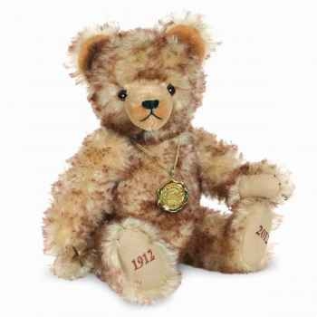 Peluche ours teddy bear 100 ans 38 cm collection éd. limitée hermann -14641 4
