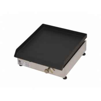 Plancha acier lamine gaz inox 40x40cm Delorm Design