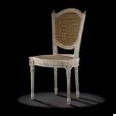 chaise louis xvi perle massant l16ta1