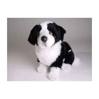 Peluche assise border collie 45 cm Piutre -1217