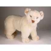 peluche debout lion blanc 55 cm piutre 2538
