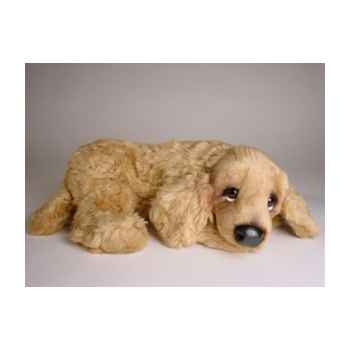 Peluche allongée cocker 45 cm Piutre -3203