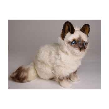 Peluche assise chat birman 30 cm Piutre -2313