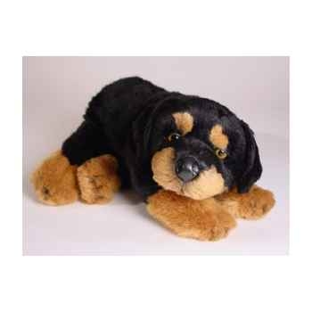 Peluche allongée rottweiller 35 cm Piutre -3310